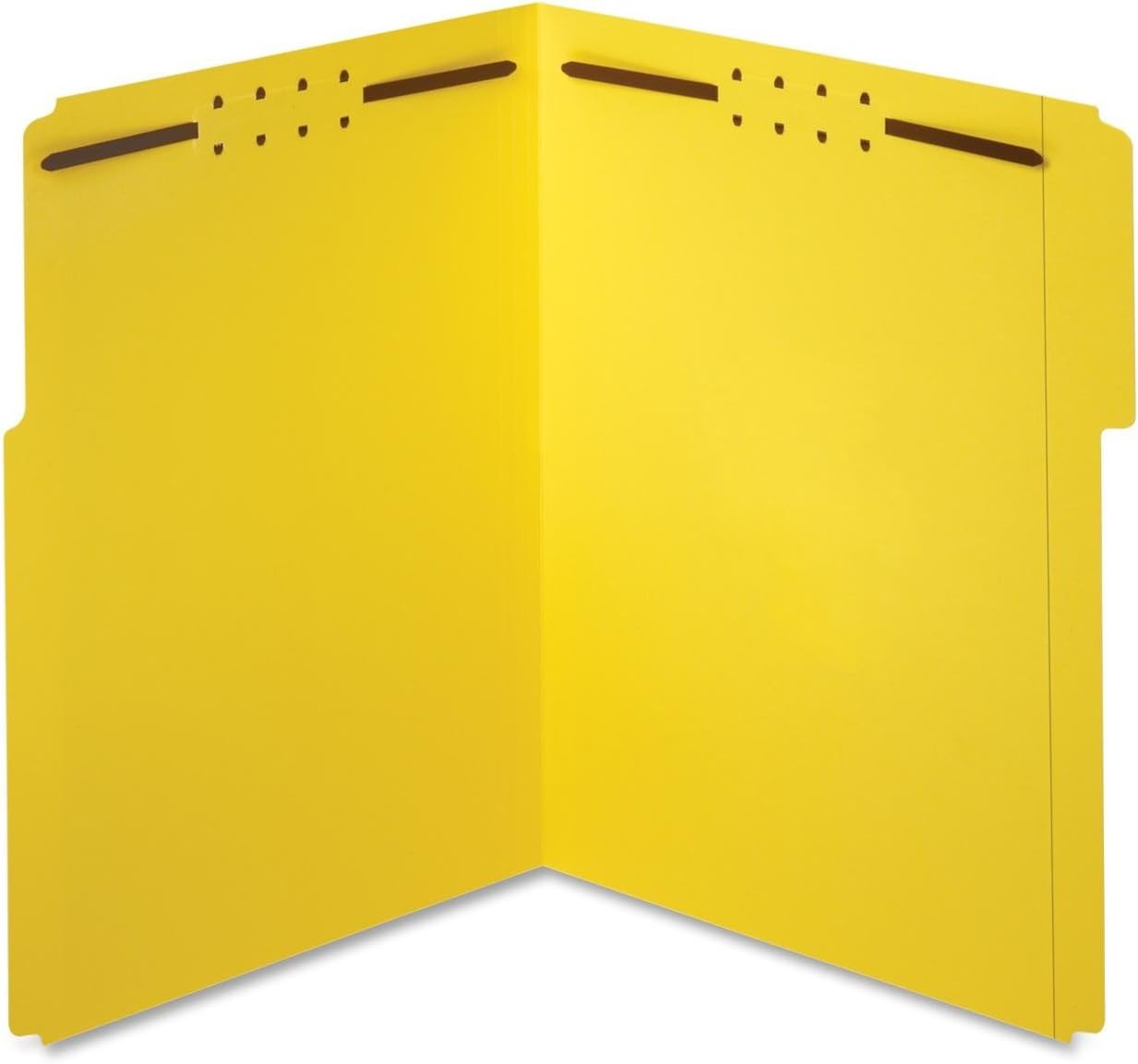 50-Pack Yellow Reinforced Fastener Folders