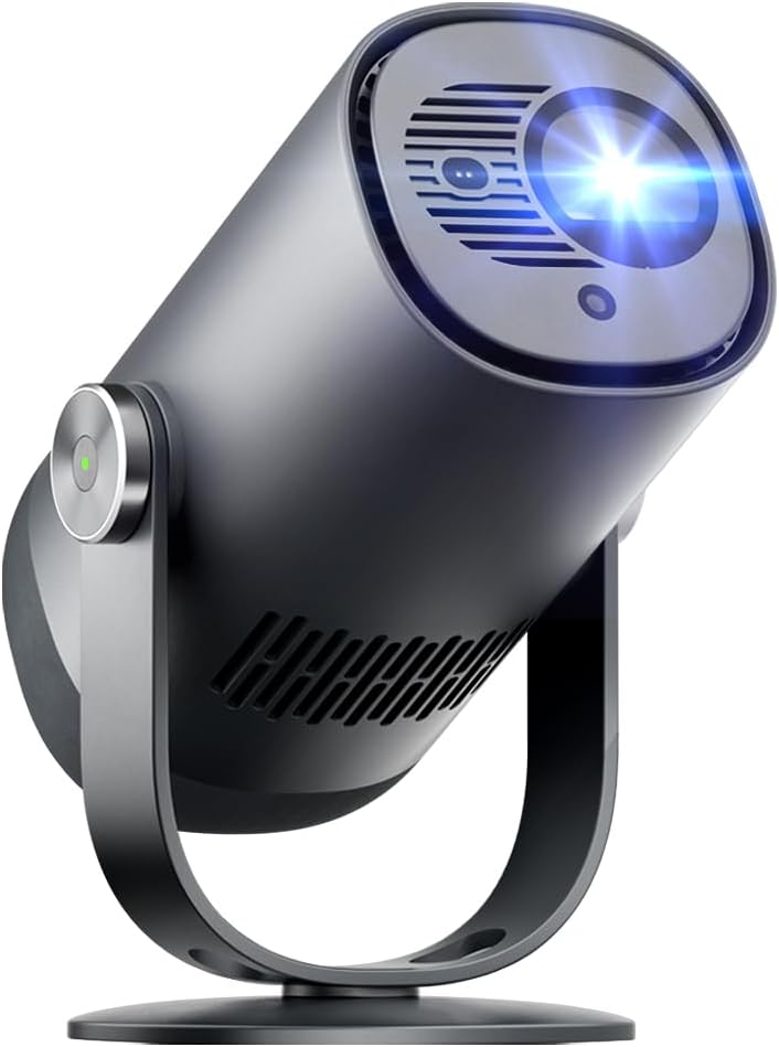 Portable 1080P Projector GTV Battery 2.5h WiFi BT