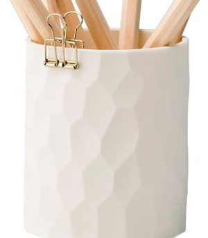 Beige Silicone Minimalist Pen Holder