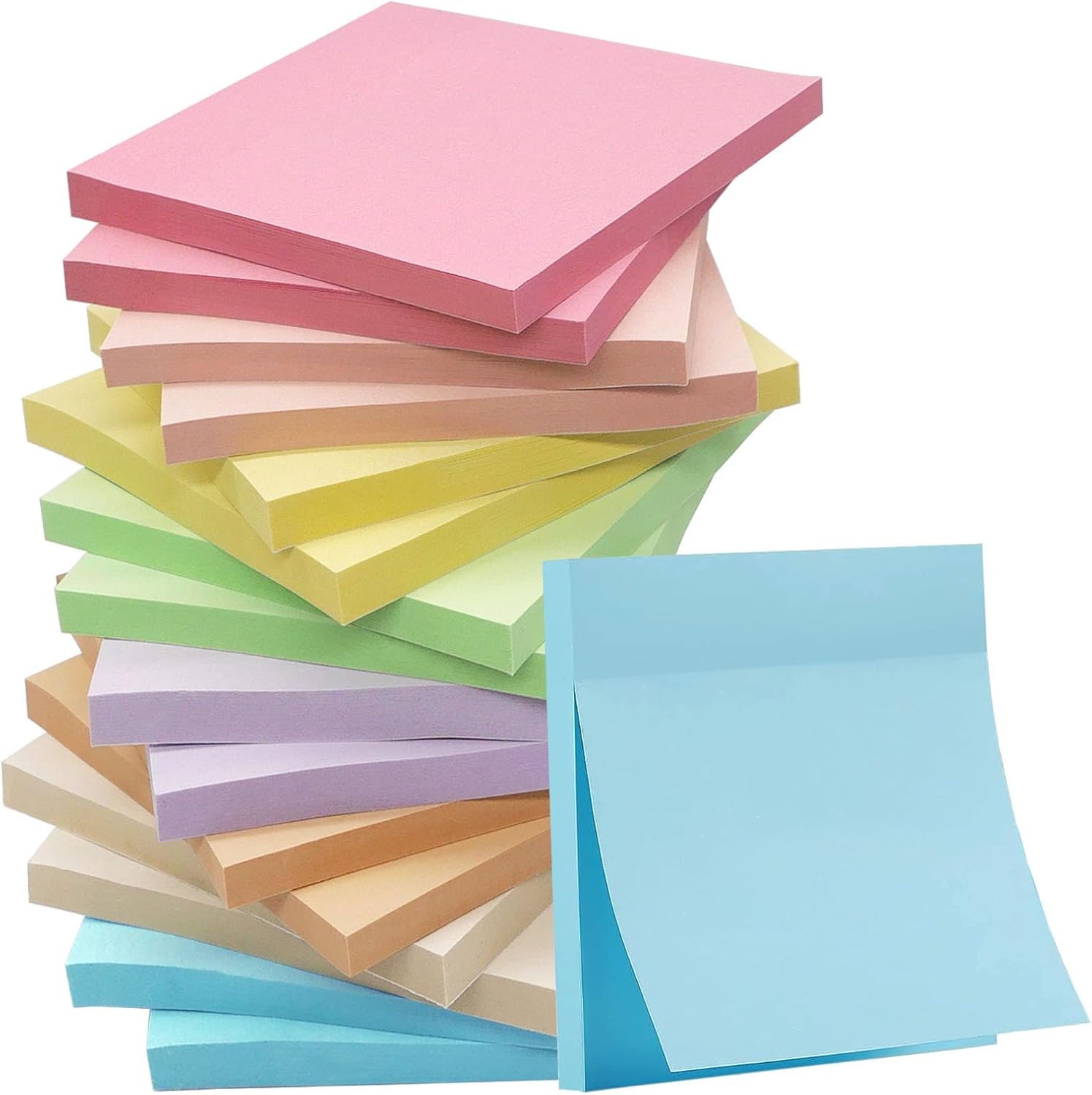 16-Pack 3x3 Pastel Sticky Notes