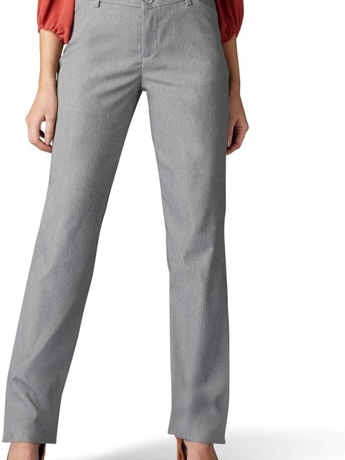 Women's Wrinkle Free Relaxed Fit Straight Leg Pant